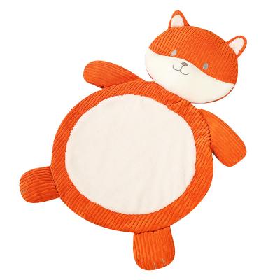 China New Products Fox Duck Sheep Elephant Baby Crawls Washable Cushion Plush Form Plush Stuffed Cartoon Bed for sale