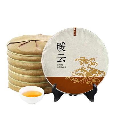 China Ripe Compressed Tea Yunnan Ancient Tree PUER Tea Cake , Aged Fermented Pu Erh Tea for sale