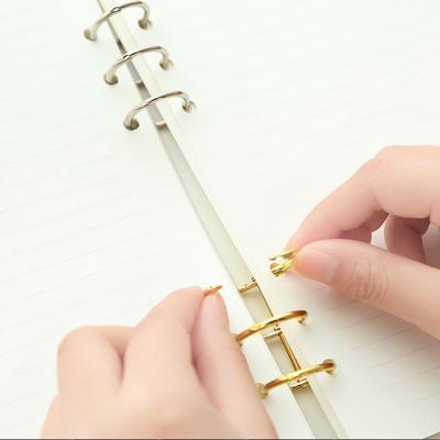 China Metal Promotion Metal Desk Calendar Ring Binding Ring For Loose Leaf Paper for sale