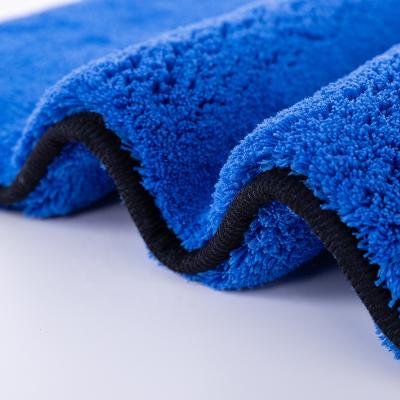 China Sustainable Wholesale Super Microfiber Car Wash Towel Polishing Cleaning Cloth for sale