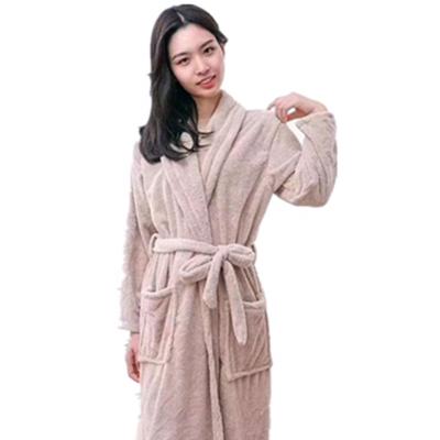 China Wholesale Bathrobe Fleece Series Coral Bathrobe QUICK DRY for sale