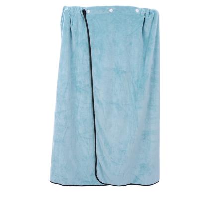 China Manufacturer Wholesale Luxury Child Safe Water Absorb Quick Dry Microfiber Women Bath Robe Bathroom Towel Set for sale