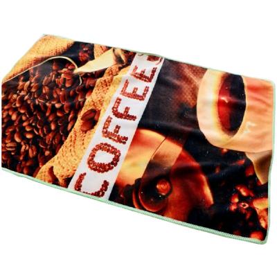 China Custom Tea Towel Printing Embroidery QUICK DRY Cure Heat Transfer Printing Custom Printed Tea Towels for sale