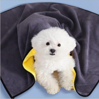 China Quick Dry Towel Stocked For Pet 30*60cm Microfiber 600gsm Custom Towel for sale