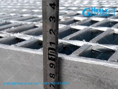 China Welded Heavy Duty Steel Grating 100x8mm Bearing Bar | HeslyGrating CHINA Supplier for sale