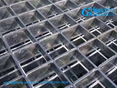 China Pressed Lock Grating | 30X100mm hole | 50micron zinc layer | 50X5mm load bar | Hesly Brand | China direct sales for sale