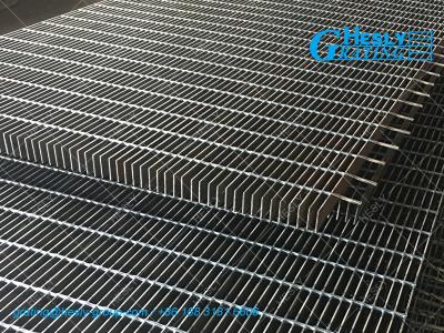 China Narrow Opening Welded Steel Grating, 20X100mm, Hot Dipped Galvanized 80 micron, Q235 for sale