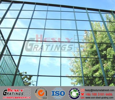 China Painted Carbon Steel Grating Fence for sale