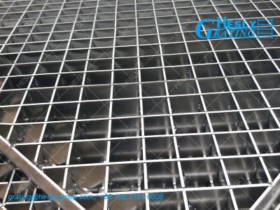 China Stainless Steel 316 welded bar grating | 32X5mm load bar | 6mm cross bar | Polish treatment | Hesly China Grating Export for sale