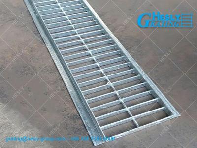 China Hot Dipped Galvanised Mild Steel Trench Drain Grate System | Hesly China Grating Factory Sales for sale