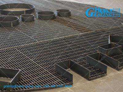 China Welded Steel Bar Grating for water tank | Hot Dipped Galvanized 55micro meters | 30X5mm load bar | HeslyGrating China for sale