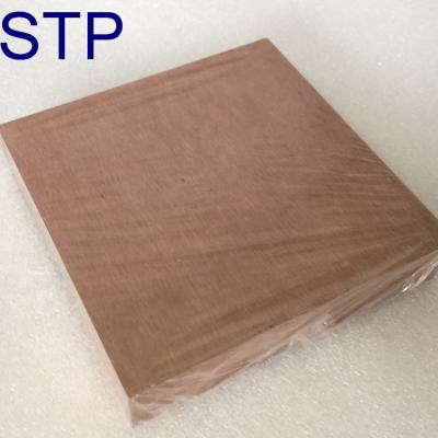 China Electrode Plate High Arc Resistance And Good Thermal Property Tungsten Copper Alloy Block Dimension Customized Copper Alloy for sale