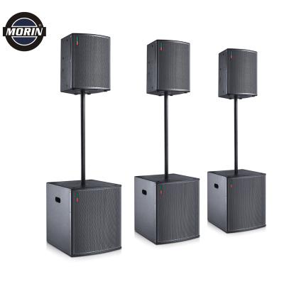 China Active Coaxial Karaoke PA Speaker Tower System with 10,12,15,18inch Full Range Monitor+Subwoofer for Church,Meeting,Event Show COX serie for sale