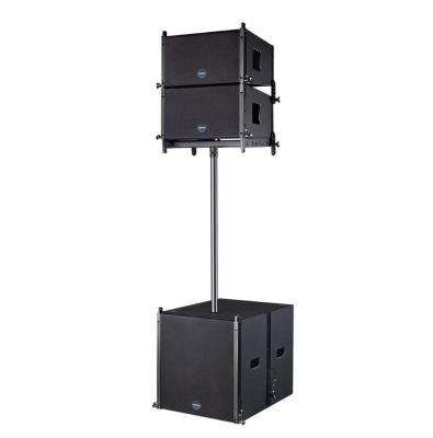 China Outdoor Performance 10 Inch Active Line Array Neodymium Speaker With 18 Inch PA Subwoofer for sale