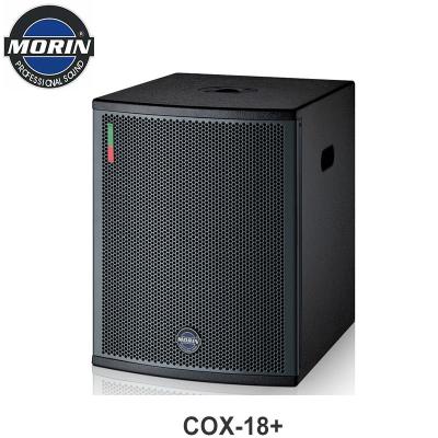 China Theater PA System 18inch Amplifier Powered Active Speaker 18 Inch Subwoofer COX-18+ for sale