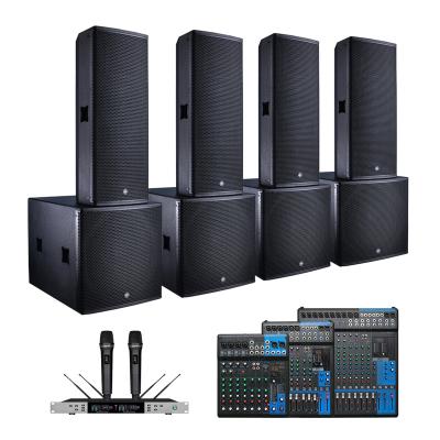 China Portable PA Systems Address System For Public Discos Active Speaker With Dsp And Sound Feedback for sale