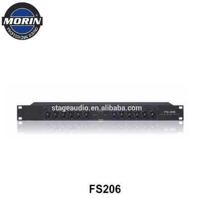 China Amplified Powered Splitter , Audio Signal Distributor FS206 FS206 for sale