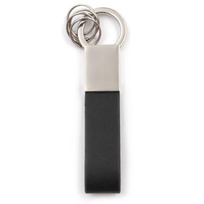 China Creative Design PU Zinc Alloy Leather Key Chain Keychain for sale