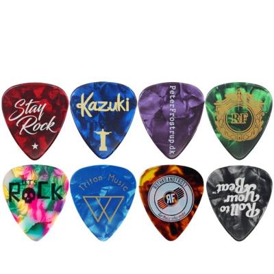 China Basswood Amazon Hot Sale OEM 0.46mm 0.71mm 0.88mm 0.96mm 1.2mm Thickness Pick Celluloid Custom Guitars Various 1.5mm Picks Plectrum for sale