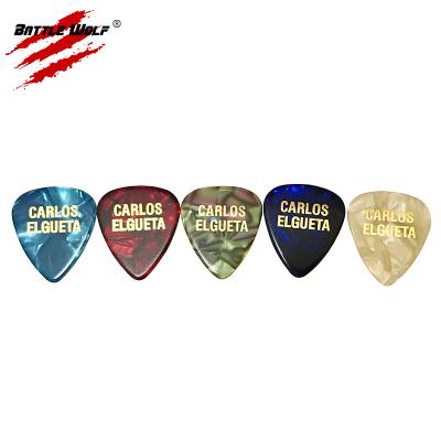 China Custom Hot Stamping Guitar Colorful Celluloid GUITAR Pick for sale