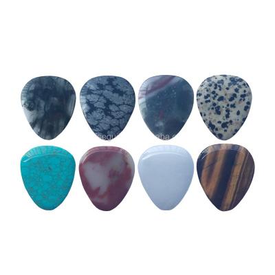 China GUITAR Guitar Smooth High-grade Shiny Stone Pick for sale