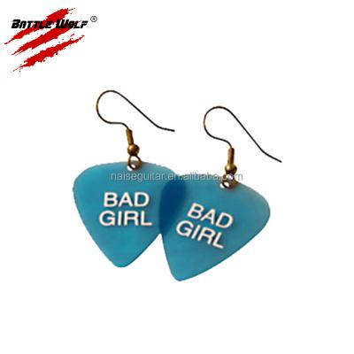 China GUITAR New Style Hot Selling Teen Guitar Pick Earrings for sale