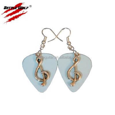 China 2022 Wholesale Punk Fashion Jewelry Guitar Pick Earring for sale