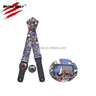 China Funny GUITAR Kids Cartoon Anime Guitar Strap for sale