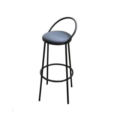 China Nordic Wholesale Modern Kitchen Metal Cheap Restaurant Metal Cafe Bar Chair High Stools Bar Chair for sale