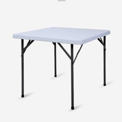 China Restaurant Foldable Outdoor Foldable Dining Table Table Picnic Furniture Garden Plastic Folding Table for sale