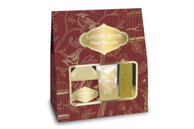 Китай Holiday Luxury Spa Gift Setwith Shower Gel, Hand Cream, Glitter Nail File продается