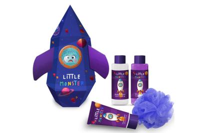 Chine Kids Baby Bath Gift Sets Shower Gel And Hand Cream Body Care Gift Set With Sponge à vendre