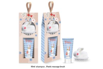 Chine le cadeau organique des soins de la peau 2pcs place avec le shampooing, brosse de cheveux à vendre