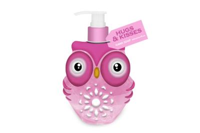 China De Vloeistof van de de Handzeep van Owl Shaped Painting Bottle 500ml met Hang Tag Te koop