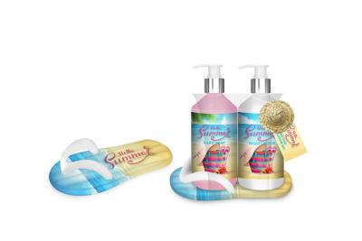 Китай 2pcs Hand Wash And Lotion Set With Tray Ocean Breeze продается