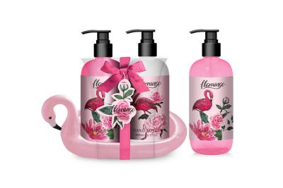 China Gift Vastgestelde 2pcs van zwaan de Ceramische Tray Hand Soap And Lotion Te koop