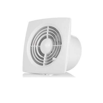 China Hotels 4 Inch Mix Customization ABS Plastic Exhaust Fan Flow Duct Fan for sale