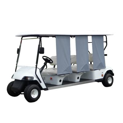 China 48V 72V 4kw battery operated custom mini golf place 6 seater electric golf cart for airport hotels for sale