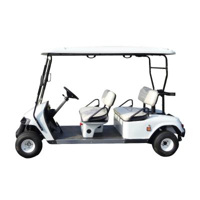 China Golf Set Mini 4 Seats Open Type Golf Cart With Roof 48V 4 Wheel Electric Vehicle Made In China for sale