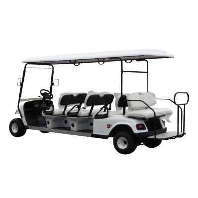 China Golf Place 8 Passengers Off Road Electric Sightseeing Golf Cart for sale