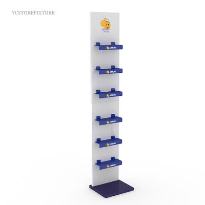 China Eco - Friendly Store Fixtures Shoes Multi - Tier Retail Display Stand Floor Shoe Display Stand for sale