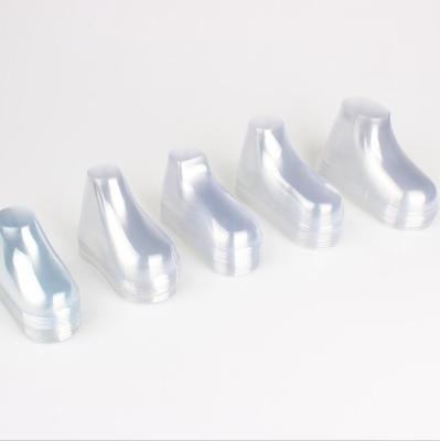 China Eco-friendly Clear PVC Shoe Insert Holder Retail Store Accessories Plastic Baby Shoe Stretcher for sale