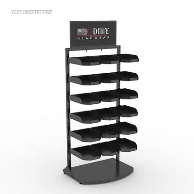 China Hot Sales Retail Store Hat Baseball Cap Display Rack Eco - Friendly Metal for sale