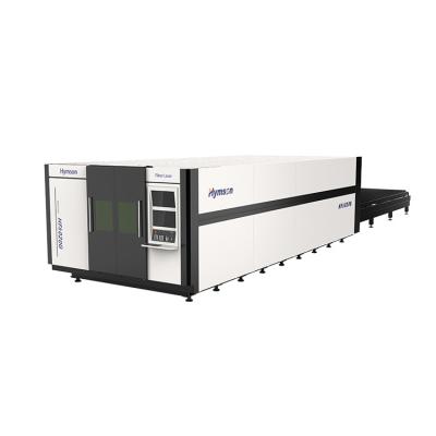 China 15000W Super Power Metal Sheet Fiber Laser Cutting Machine Shape Hymson Water Cooled Laser for sale