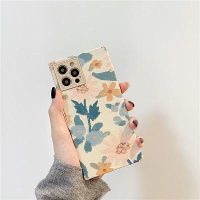 China Anti-drop art flower protection for phone case, suitable for iPhone 7 8 plus X XR XS 11 pro 12 max max mini for sale