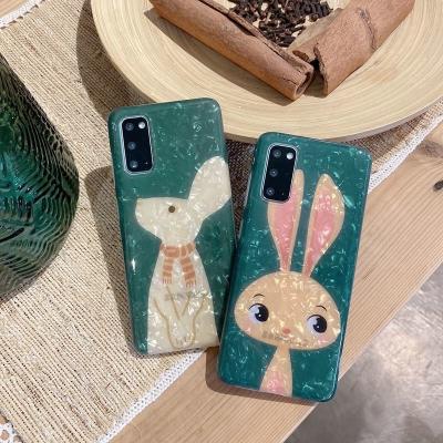 China Anti-fall for Samsung soft rabbit shell mobile phone shell s21ultra shell note10/20 cover device applicable model for sale