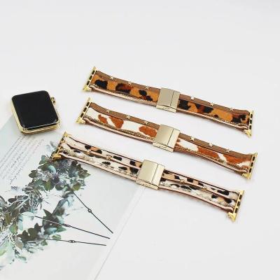 China Silicone Luxury Gorgeous Applicable Printed Strap For iWatch123456 Generation Universal For Samsung Buckle Painted Strap for sale