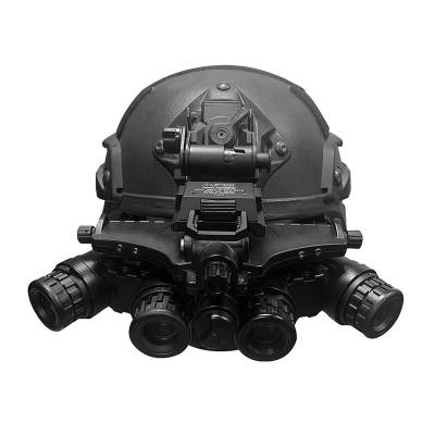 China > 300m Panoramic Four-eye Night Vision Head-mounted Housing , Multi Functional Night Vision Safe Body For Night Use for sale