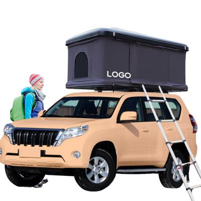 China WILDSROF Outdoor Car Tent Outdoor Roof Top Straight Tying type Hard Shell Rooftop Tents excursions camping for sale for sale