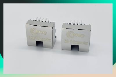 Cina connettore del connettore rj45 di grado rj45 del connettore 90 di basso profilo rj45 schermato in vendita